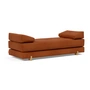 Innovation Living - Sigmund Drip Schlafsofa, 3-Sitzer, burnt orange (595 Corduroy)