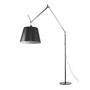 Artemide - Tolomeo Mega Stehleuchte mit Dimmer, Satinschirm, Ø 42 cm, schwarz