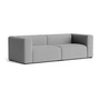 HAY - Mags Sofa 2,5-Sitzer, Kombination 1, grau (Steelcut Trio 133) (Filzgleiter)