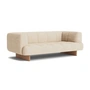 HAY - Quilton Lift 2-Sitzer Sofa, Eiche / beige (Bolgheri LGG60)