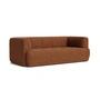 HAY - Quilton 2-Sitzer Sofa, rotbraun (Loft 500)