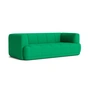HAY - Quilton 2-Sitzer Sofa, grün (Vidar 932)
