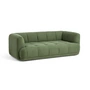 HAY - Quilton 2-Sitzer Sofa, grün (Linara 100)