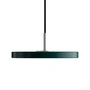 Umage - Asteria Micro LED-Pendelleuchte V2, Stahl / forest green