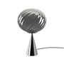 Tom Dixon - Whirl Cone Fat LED Tischleuchte, silber / silber