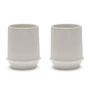 Serax - Dune Becher by Kelly Wearstler, Alabaster / weiß (2er-Set)