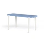 TipToe - LOU Bank, 90 x 30 cm, Buche taubenblau (RAL 5014) / cream white