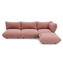 Fatboy - Sumo Ecksofa rechts, soft pink (Cord)