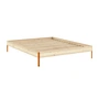 Karup - Core Bett 160 x 200 cm, Kiefer / solar orange
