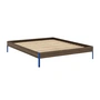 Karup - Core Bett 160 x 200 cm, Kiefer carobbraun / vivid blue