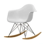 Vitra - Eames Plastic Armchair RAR RE, Ahorn dunkel / basic dark / baumwollweiß