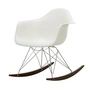 Vitra - Eames Plastic Armchair RAR, Ahorn dunkel / Chrom / weiß