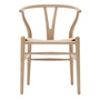 Carl Hansen - CH24 Wishbone Chair, Eiche weiß geölt / Naturgeflecht