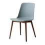 &Tradition - Rely Side Chair HW71, Walnuss lackiert / hellblau