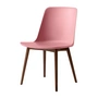 &Tradition - Rely Side Chair HW71, Walnuss lackiert / soft pink