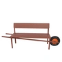 Weltevree - Wheelbench, oxide red