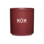 Design Letters - AJ Favourite Porzellan Becher, Mom / burgundy