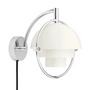 Gubi - Multi-Lite Wandleuchte, Chrom / weiß semi matt