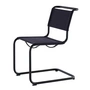 Thonet - S 33 V Stuhl, tiefschwarz / deep (Stoff Rohi Cento)