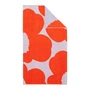 Marimekko - Iso Unikko Badetuch, 100 x 180 cm, blue lilac / orange red