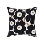 Marimekko - Pieni Unikko Kissenbezug, 50 x 50 cm, pink / charcoal / lt.brown