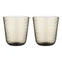 Marimekko - Syksy Glas, 360 ml, braun (2er-Set)
