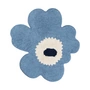 Marimekko - Unikko Badematte, 73 x 74 cm, light blue / off white / navy