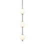 Umage - Audrey 3 LED Pendelleuchte, Stahl / Opalglas