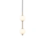 Umage - Audrey 2 LED Pendelleuchte, Messing / Opalglas