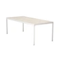 HOUE - FOUR Outdoor Tisch, 210 x 90 cm, muted white / shell