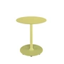 HOUE - Pico Gartentisch, Ø 64 cm, Gestell rund, lemon zest