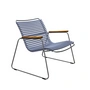 HOUE - CLICK Roomy Outdoor Lounge Chair, taubenblau