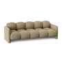 OUT Objekte unserer Tage - Sander Up 3-Sitzer Sofa, beige (Stoff Kvadrat Autumn 0221)