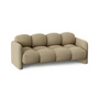 OUT Objekte unserer Tage - Sander Up 2-Sitzer Sofa, beige (Stoff Kvadrat Autumn 0221)