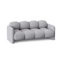 OUT Objekte unserer Tage - Sander Up 2-Sitzer Sofa, hellgrau (Stoff Kvadrat Autumn 0101)