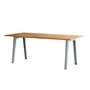 TipToe - NEW MODERN Esstisch 95 x 190 cm, recyceltes Altholz / pale blue