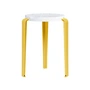 TipToe - LOU Hocker Venezia, recycled plastic / brioche yellow