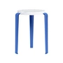 TipToe - LOU Hocker Venezia, recycled plastic / azure blue