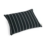 HAY - Outdoor Market Kissen 45 x 35 cm, schwarz mit beigen Streifen