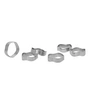 Broste Copenhagen - Zina Serviettenring, Ø 4,5 x H 0,5 cm, silber (6-Teilig)