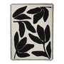 Broste Copenhagen - Herbert Überwurfecke, 130 x 180 cm, black / off whitee