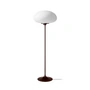 Gubi - Stemlite Stehleuchte H 110 cm, schwarz-rot / opal