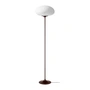 Gubi - Stemlite Stehleuchte H 150 cm, schwarz rot / opal