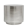 House Doctor - Step Beistelltisch, Ø 50 x H 45,7 cm, silber gebürstet