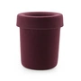 Normann Copenhagen - Hide Büroabfalleimer, burgundy