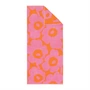 Marimekko - Unikko Badetuch 70 x 150 cm, orange / pink