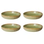 HKliving - Chef Ceramics tiefer Teller, Ø 21,5 cm, moss green (4er-Set)