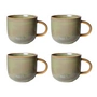 HKliving - Chef Ceramics Becher, 320 ml, moss green (4er-Set)