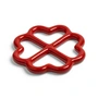&klevering - Clover Topfuntersetzer, rot