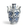 &klevering - Tulip Vase Atlas, blau / weiß